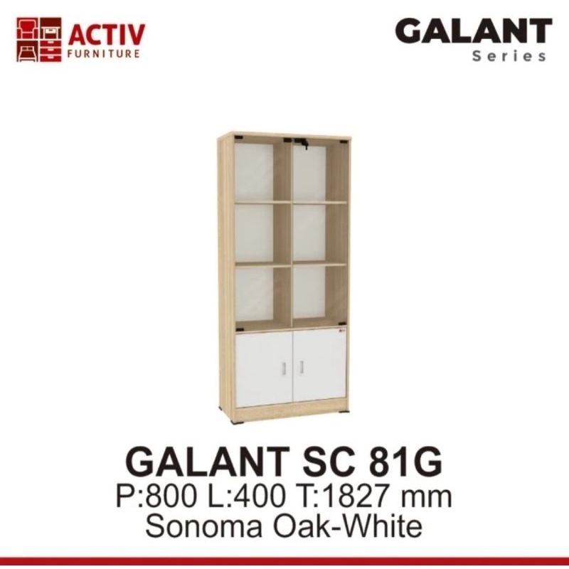 Lemari buku / lemari arsip GALANT SC 81 G