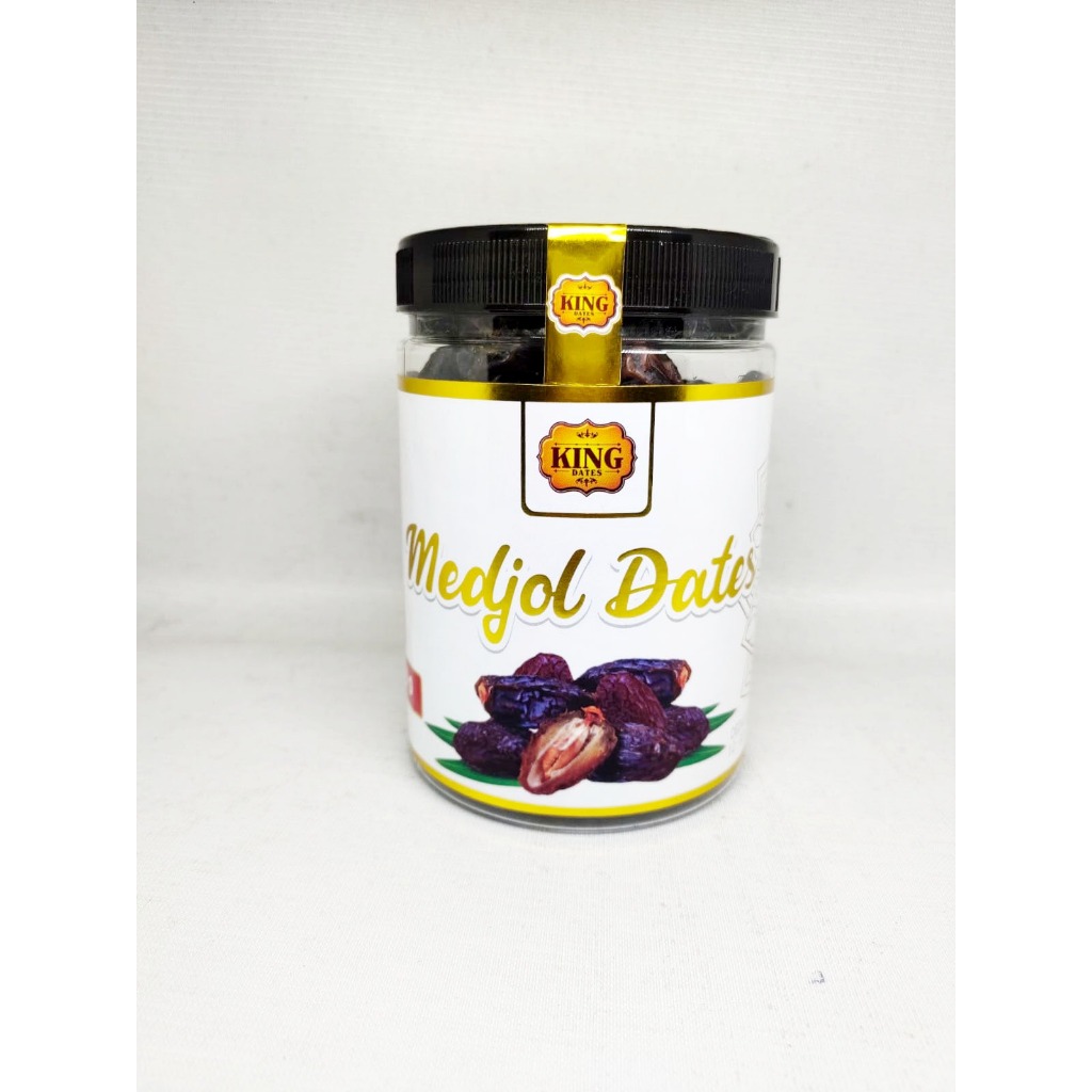 

Kurma King Dates Medjol Jumbo 500gr Kemasan Toples Original 100% Manis Asli BPOM