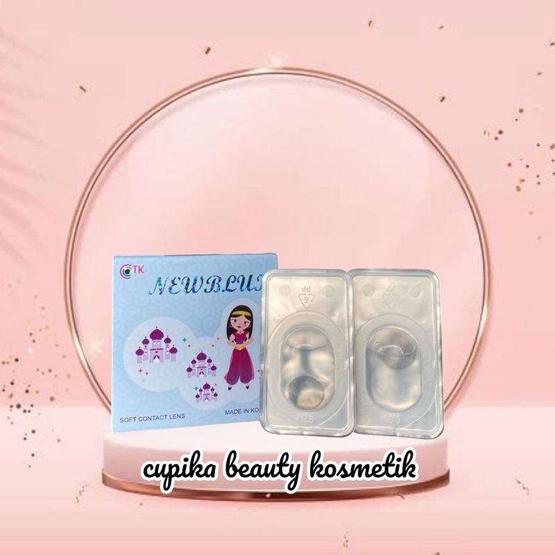 uu} NEW BLUK SOFTLENS DM 15 MM - LENSA MATA PLANO NORMAL NEWBLUK