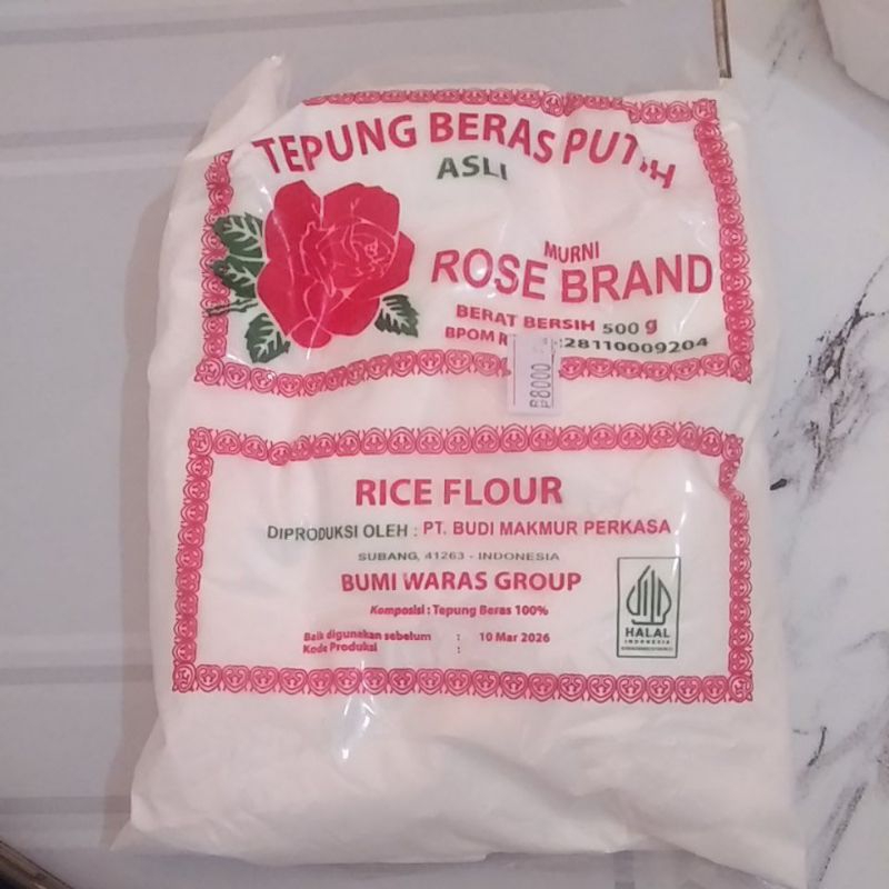 

Tepung beras putih roae brand