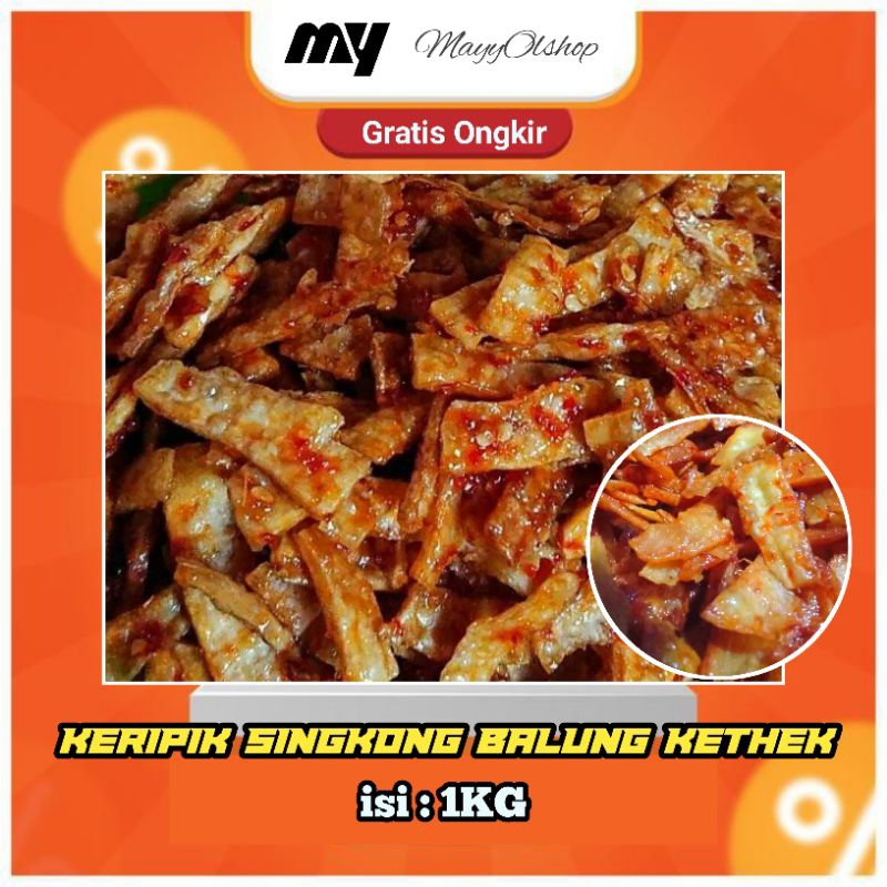 

KRIPIK BALUNG KETHEK/KERIPIK BALUNG KUWUK/KRIPIK SINGKONG/KRIPIK KREKEL 1KG