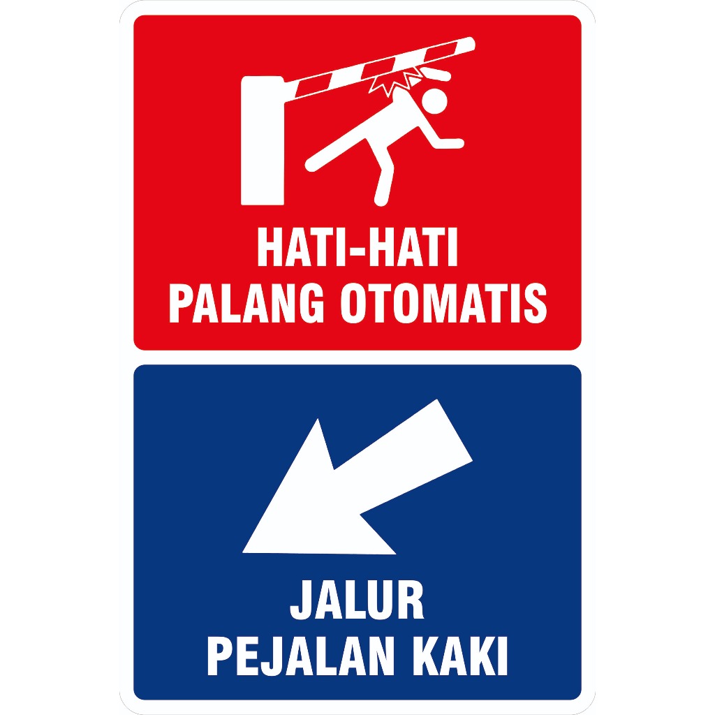 

STIKER VINYL PALANG OTOMATIS / JALUR PEJALAN KAKI