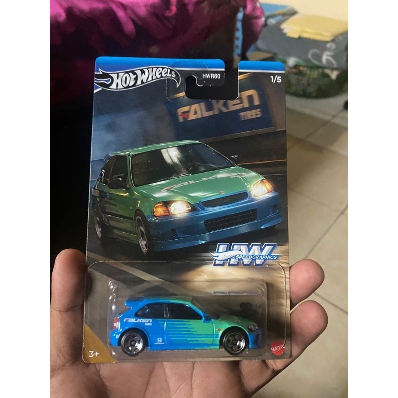 Hotwheels Civic Falken Error