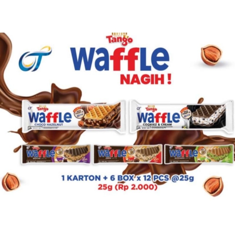 

Tango Waffle Nagihi! Tengo Waflle Choco Hazelnut 25g (Rp 2.000)