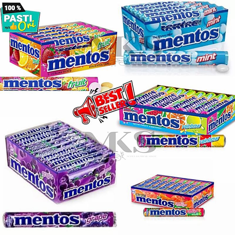 

PERMEN MENTOS ROLL BOX ( ISI 14 ROLL ) ALL VARIAN