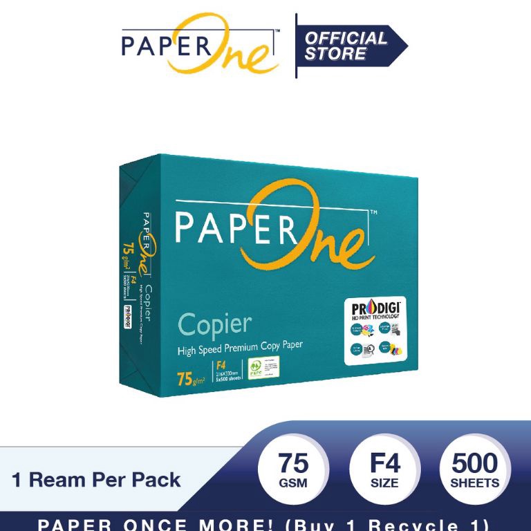 

KODE N7F9K Kertas HVS Paper One F4 75 gram 1rim