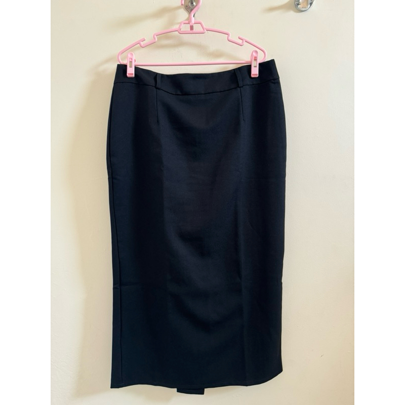 preloved rok hitam span panjang
