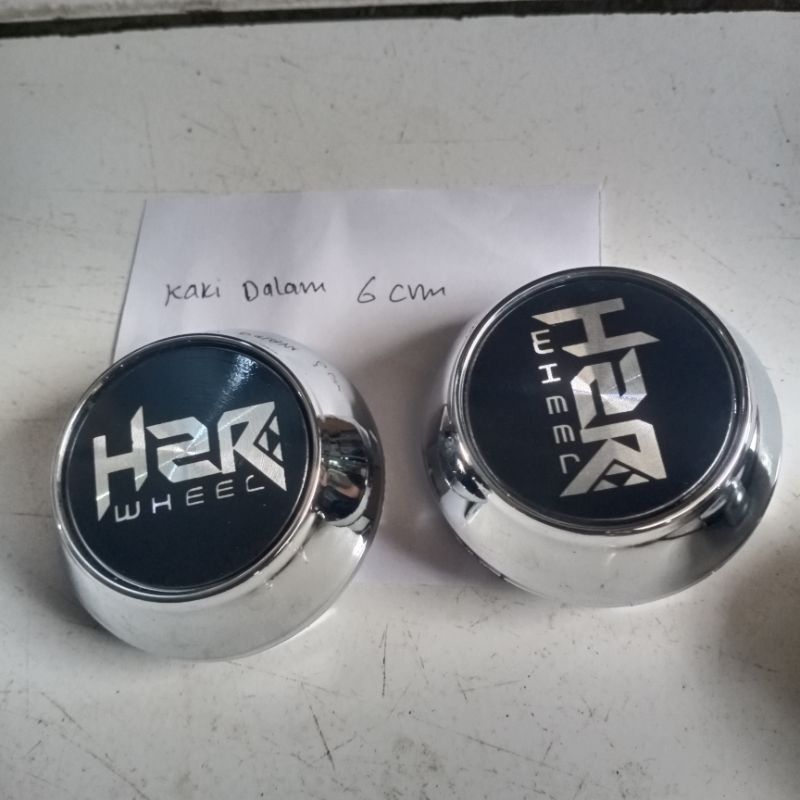 Tutup Roda Dop Velg HSR Kerucut Crome hitam dia meter kaki dalam 6 CM