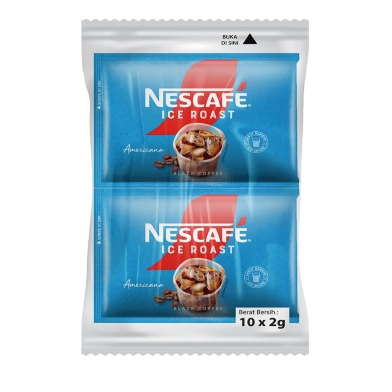 

NESCAFE ICE ROAST AMERICANO 1 PACK [ Isi 10Pcs x 2gr ]