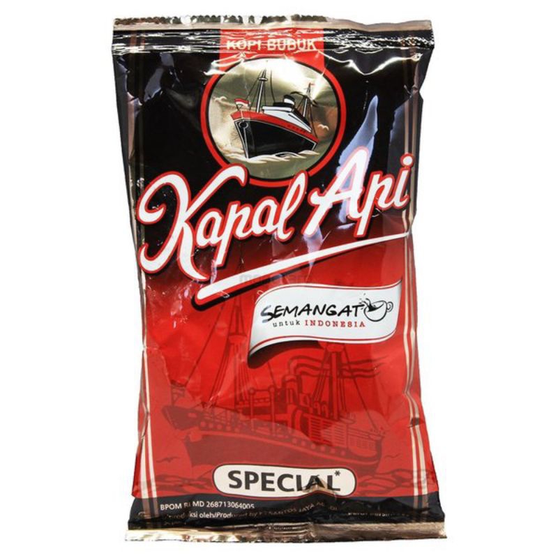 

kopi kapal api 30 gram 1 renceng isi 10