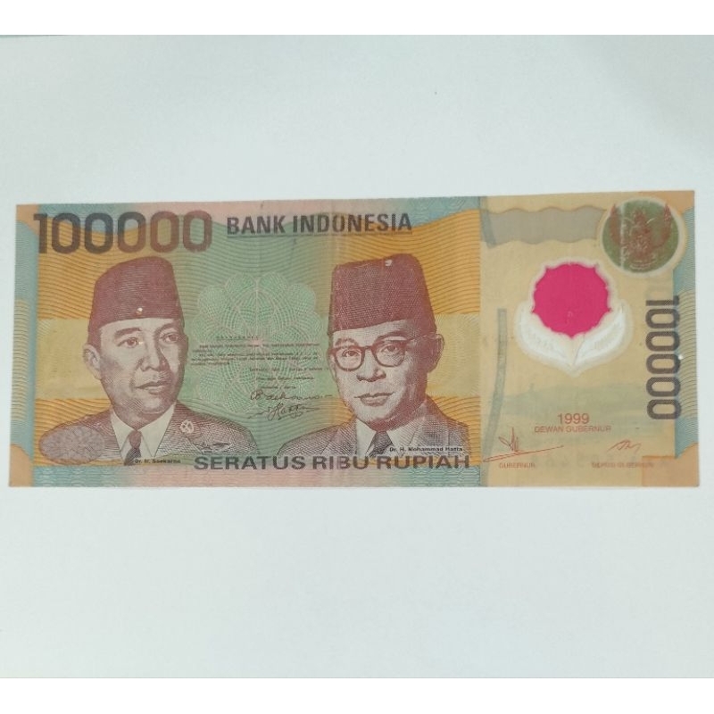 uang seratus ribu Rupiah tahun 1999