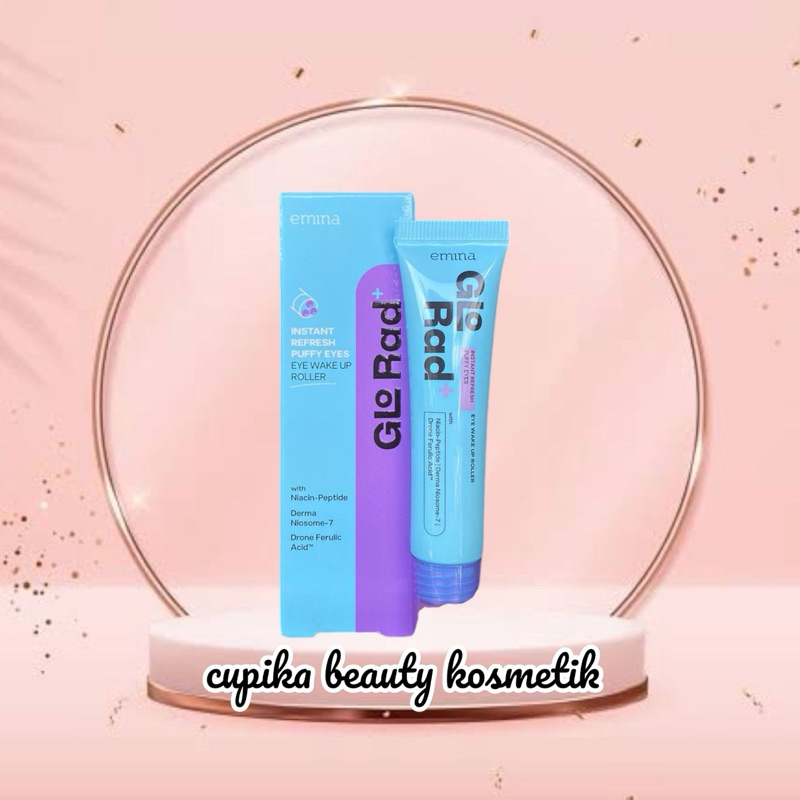 ap,px - EMINA GLO RAD+ INSTANT REFRESH PUFFY EYES EYE WAKE UP ROLLER - EYE CREAM 15 ML