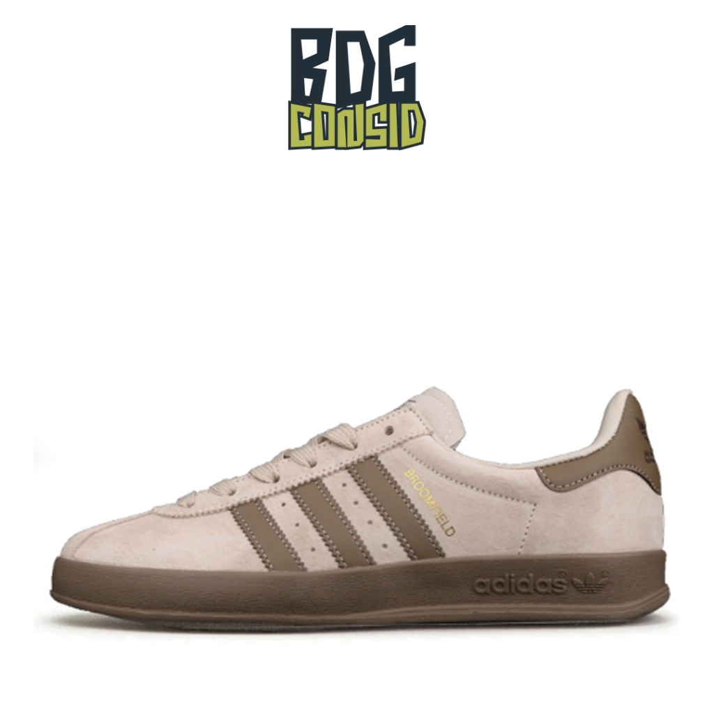 Sepatu Sneakers Pria Adidas Broomfield Brown Metalic