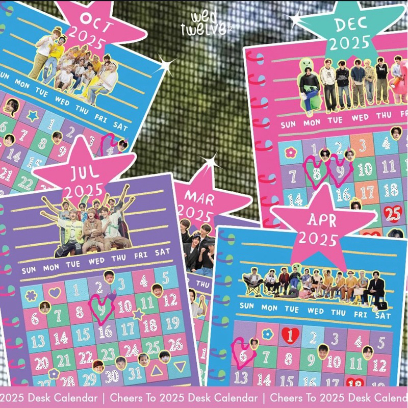 

[PELUNASAN] Cheers To 2025 Desk Calendar