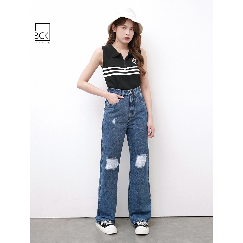 BCK - Celana Highwaist Loose Jeans Sienna