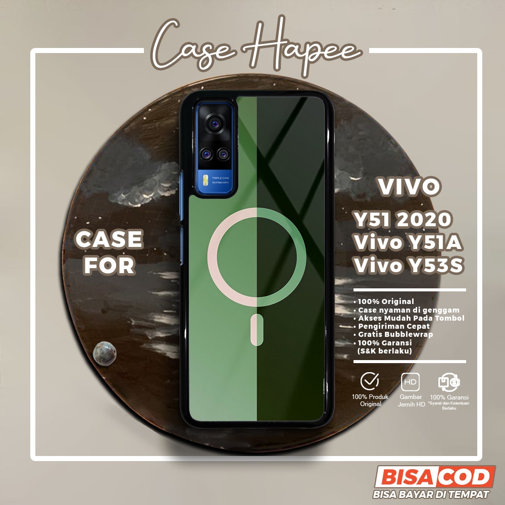 Case Vivo Y51 2020 Y51A Y53S Casing Vivo Y51 2020 Y51A Y53S [MAGS] Casehapee Case Glossy Case Aesthe