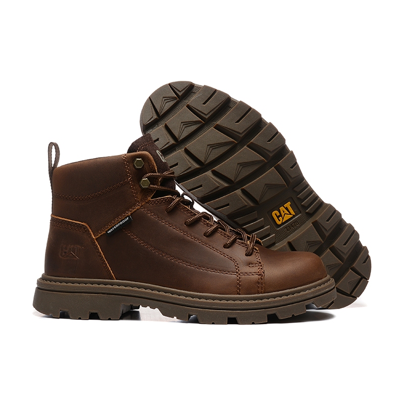 Original Caterpillar Genuine Leather Men Boot Shoes 12041634
