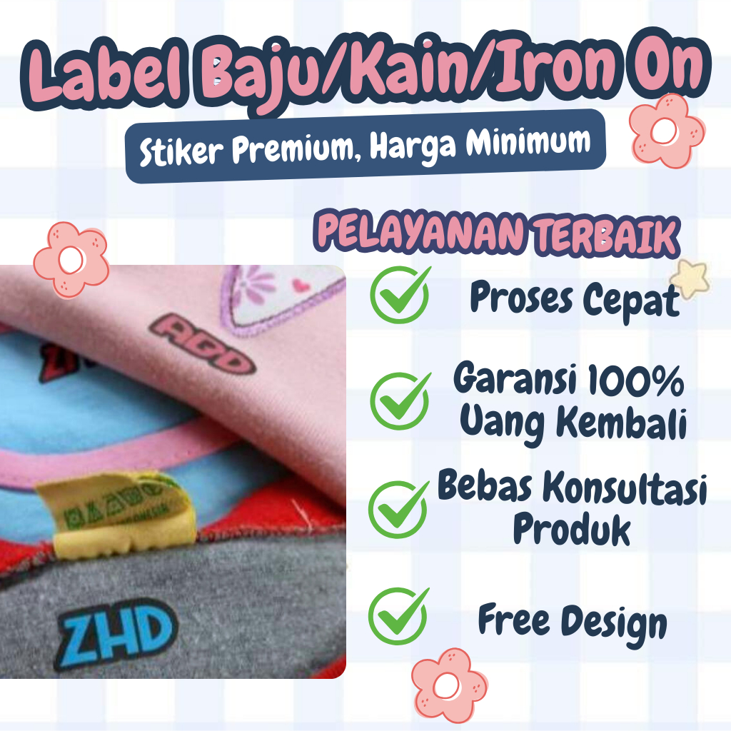 

Stiker Nama Sticker Nama Stiker Kain Label Nama Baju Setrika [PURNAMA STICKER]