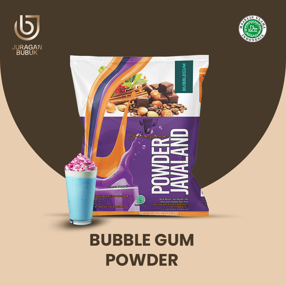 

Bubble Gum Warna Biru Powder Drink Bubuk Minuman Javaland