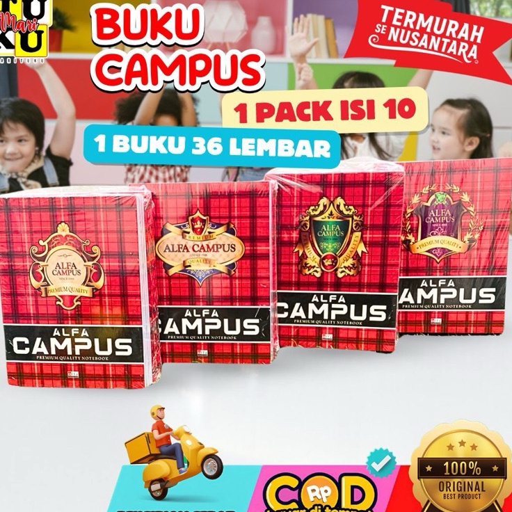 

KODE BHAQM Buku tulis campus besar 1 pack 1 buku 1 buku isi 36 lembar