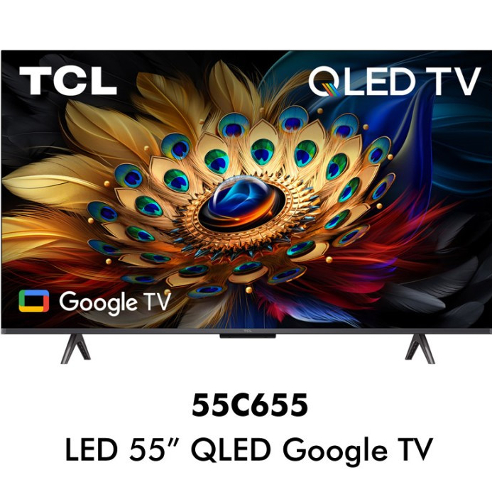 TCL Google Tv 55in TCL 55C655 QLED PRO 4K UHD 55 Inch Smart Google TV 55 inch