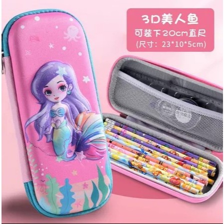 

Tempat Pensil Resleting Lucu Dual Zipper / Kotak Pensil Anak Model Terbaru Motif Timbul