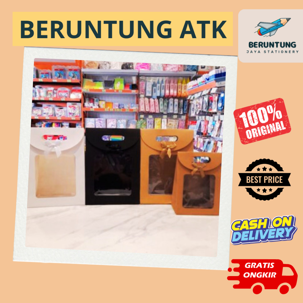 

Paper Bag Pita Transparan Size M-L