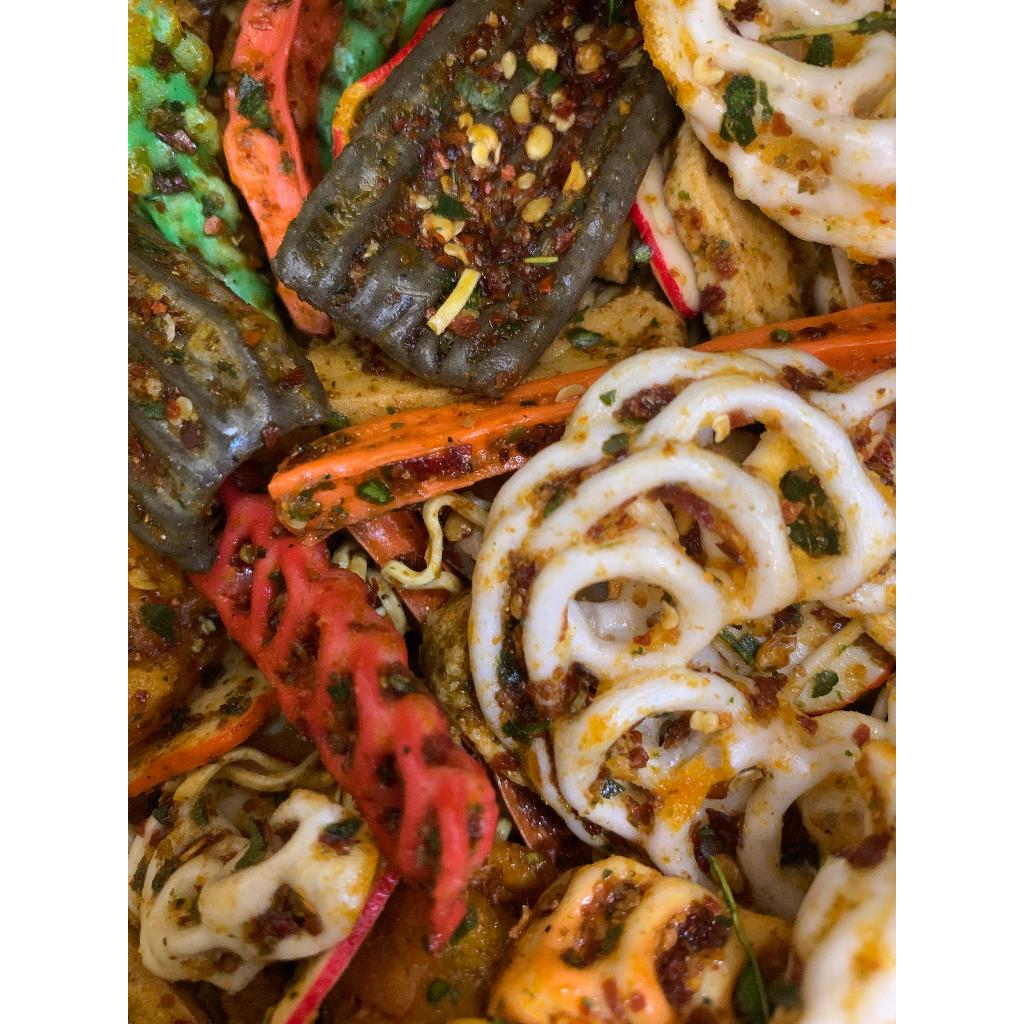 

Seblak Goreng Cikruh Ceu Mara extrapedas + rempah alami + Extra daun jeruk