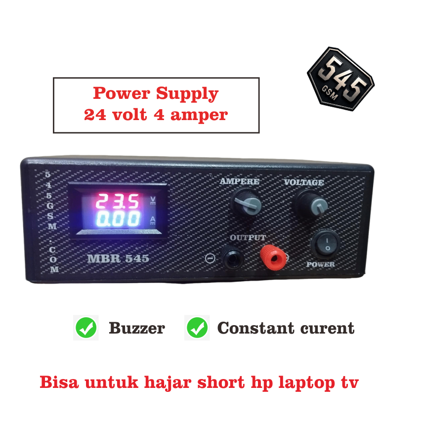 power supply 24v 4a + mbr 12a penghancur short