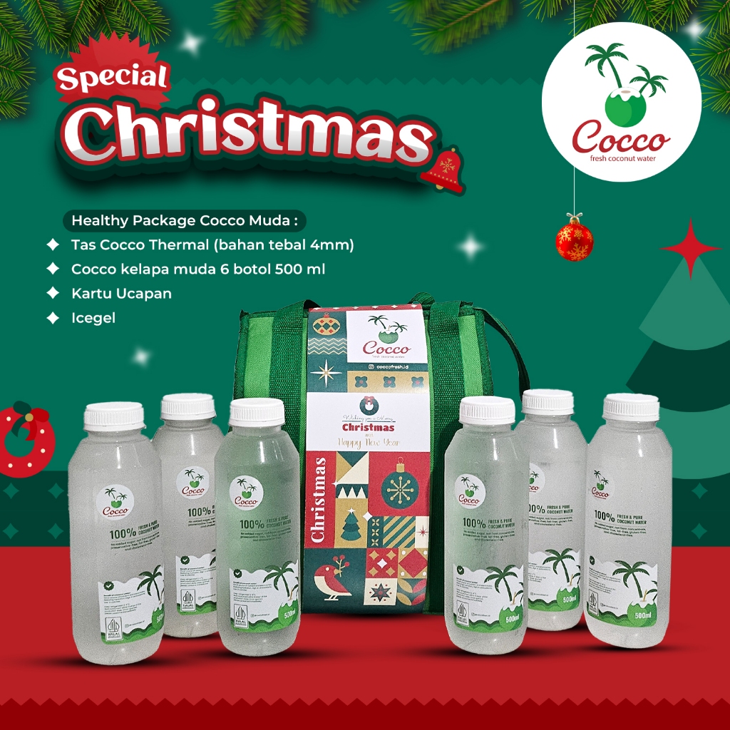 

Christmas Package Cocco Fresh Air Kelapa Muda Murni 500ML