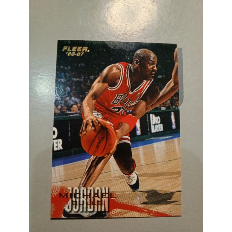 Kartu Basket Fleer Michael Jordan kartu basket Fleer 96 97 Michael Jordan kartu basket NBA Michael j