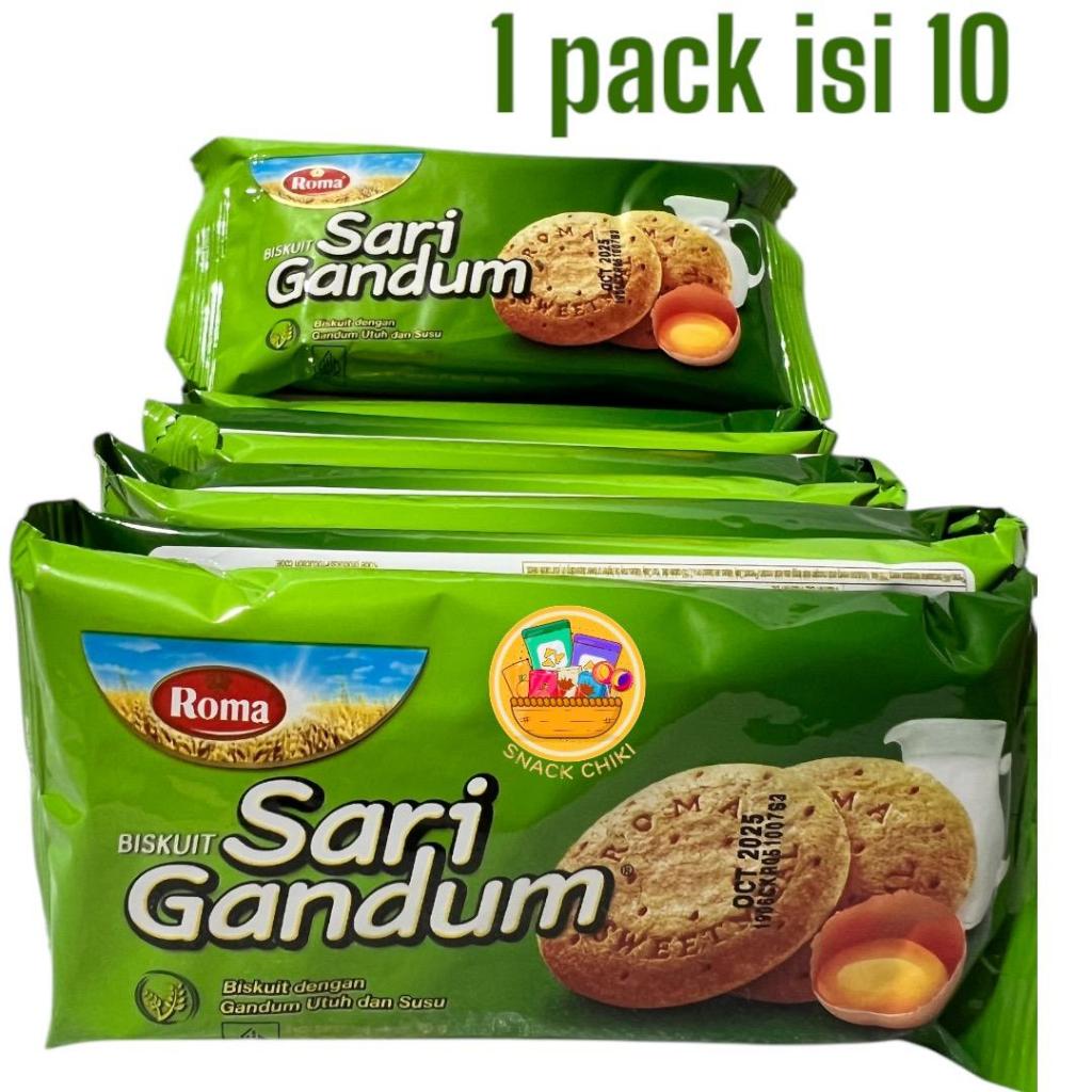 

SARI GANDUM RENCENG ISI 10 SACHET X 39 GRAM -ROMA SARI GANDUM