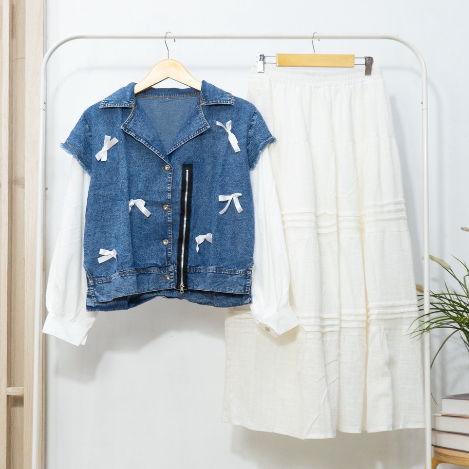 KODE D82A CDCModels Alvita One Set Rok  Setelan Wanita