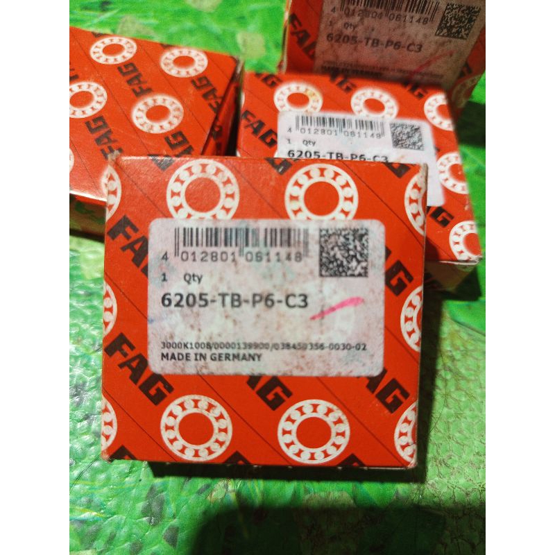 Bearing high speed 6205 TBP6C3 FAG ORIGINAL GERMANY laher lahar fag germany