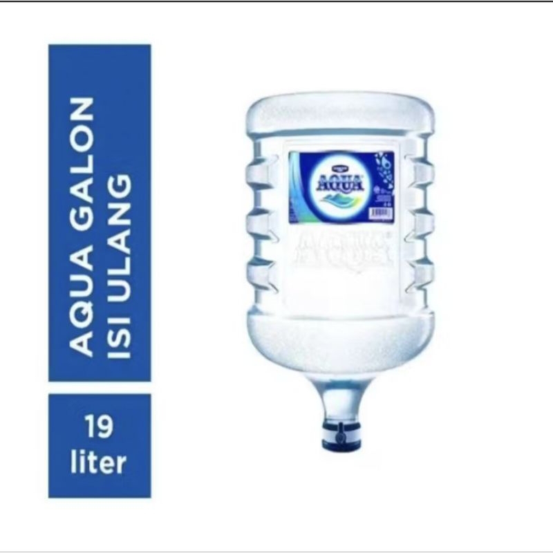 

Aqua Galon 19 liter / air mineral galon + isi 19 liter