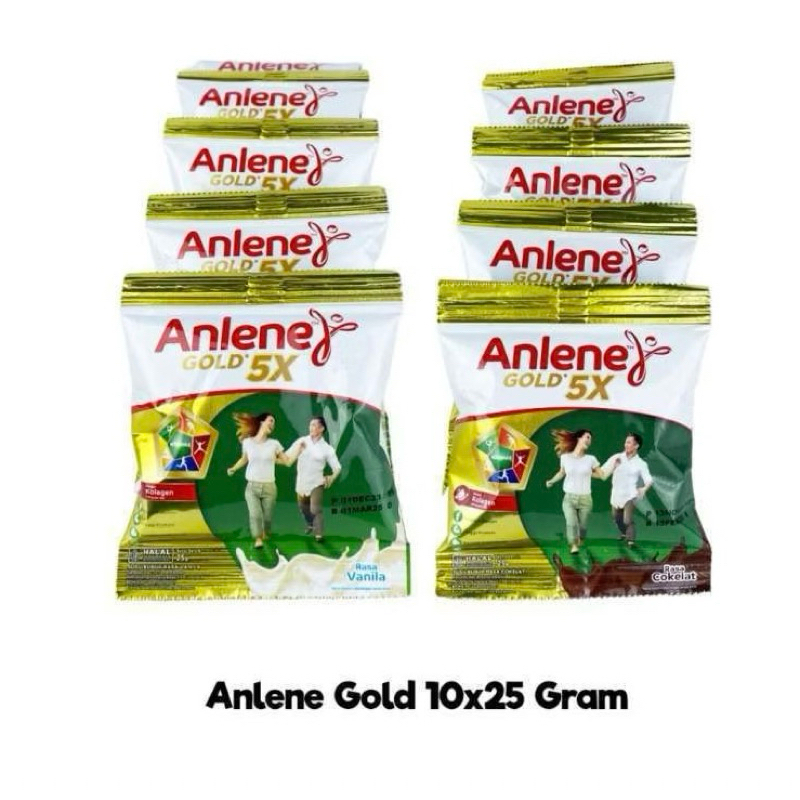 

Anlene Gold Sachet Vanila & Coklat 25g x 10sachet