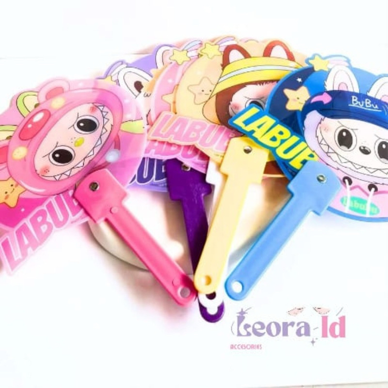 Leora - Kipas Tangan Labubu | Labubu | Kipas Travel | Kipas Anak Anak | Labubu | Kipas Anak | Kipas 