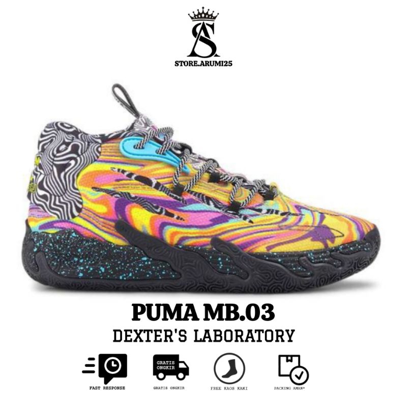 Sepatu Basket Puma MB.03 Dexter's Laboratory