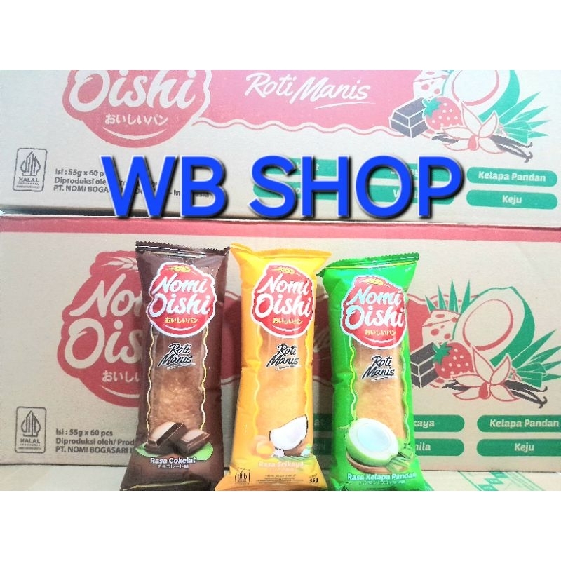 

OISHI ROTI MANIS CATTERPILAR isi Krim 1 Dus isi 60 pcs mix varian . exp 3 BULAN snack Food