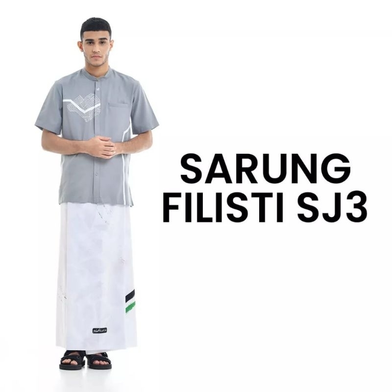 RABBANI - SARUNG FILISTI RABBANI ORIGINAL - SARUNG PUTIH SARUNG PALESTINE RABBANI