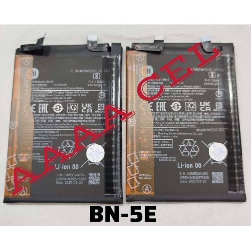 BATRE BATREI HP XIAOMI REDMI NOTE 11 PRO 5G