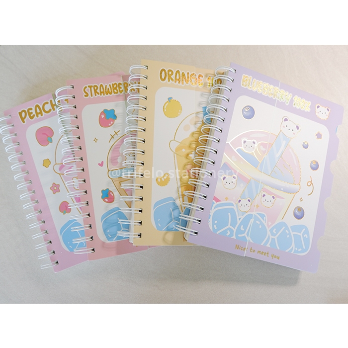 

Notebook Spiral motif Bubble Tea (HMX-22K-56169)