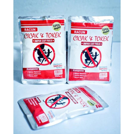RACUN CICAK DAN TOKEK super ampuh basmi cicak dan tokek serbuk ampuh