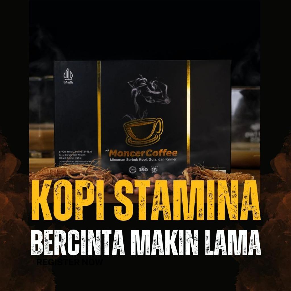 

Moceerr Coffee Original Kopi Kuat Stamina Pria Tahan Lama Perkasa Di Ranjang BPOM Tanpa Efek Samping