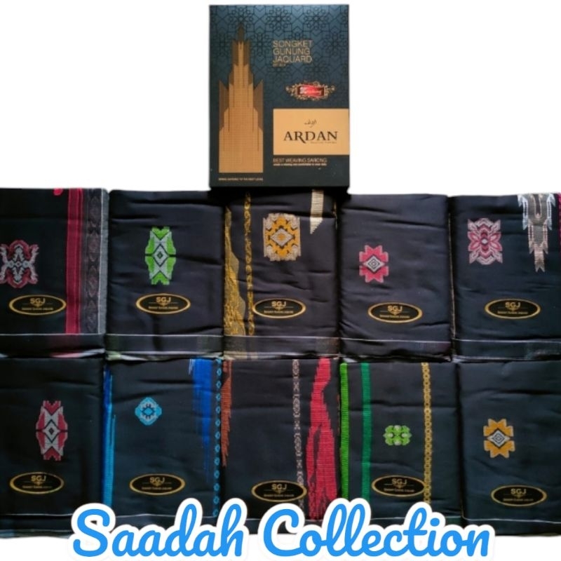 SARUNG ARDAN SGJ JAGUAR GOLD,SONGKET DOBBY JAGUAR TERBARU