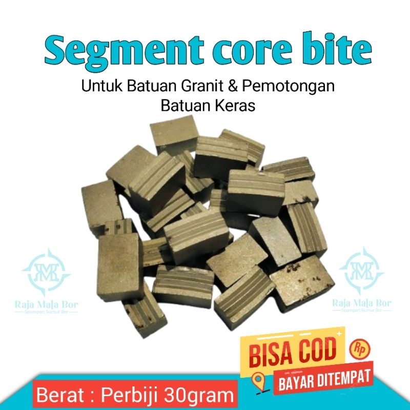 SEGMEN MATA BOR CORE BITE /mata bor coring/MATA BOT SUMUR TEMBUS BATUAN GRANIT