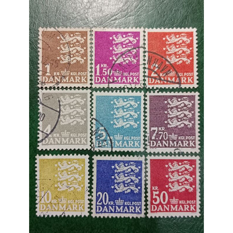 

Prangko Denmark 9 Pcs Campur USED