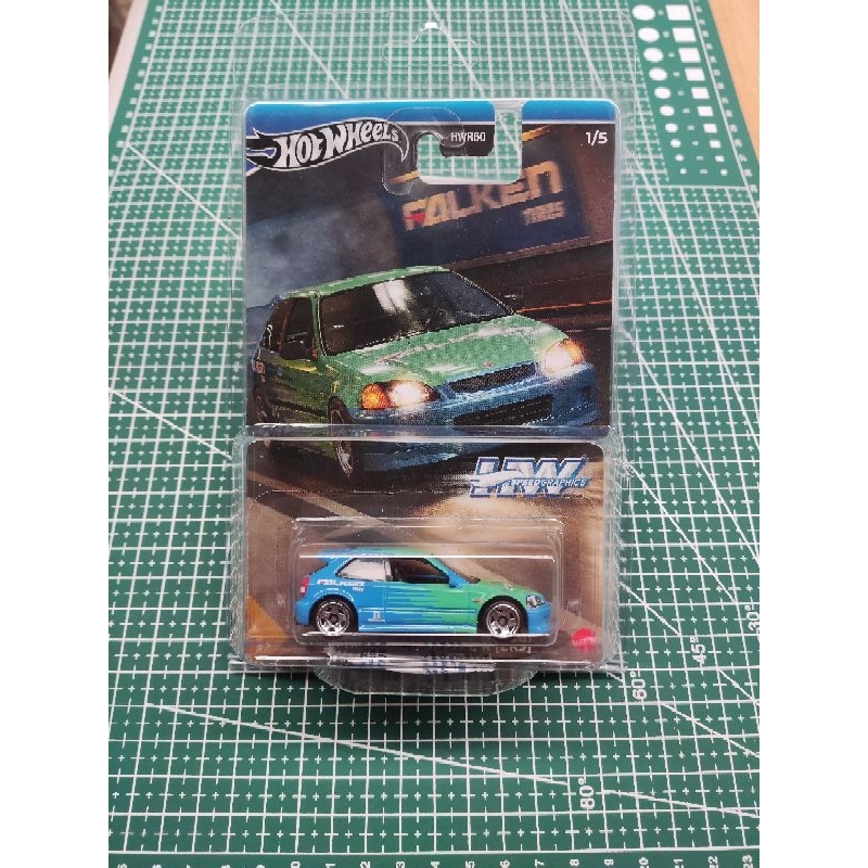 Hot Wheels Civic Falken Speed Graphics