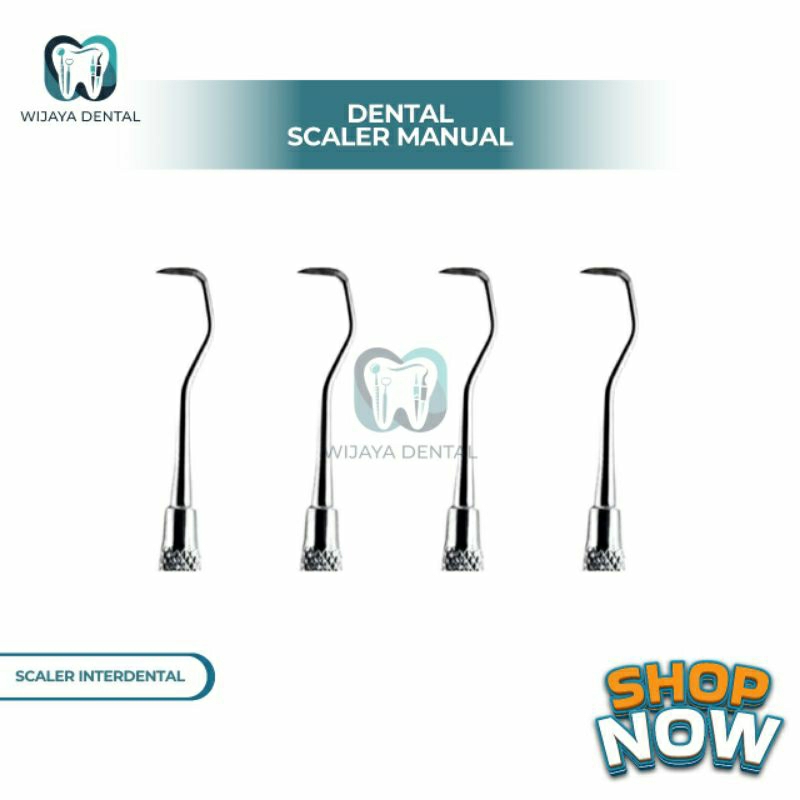 DENTAL SCALER MANUAL / SCALER INTERDENTAL / SCALER MANUAL PEMBERSIH KARANG GIGI