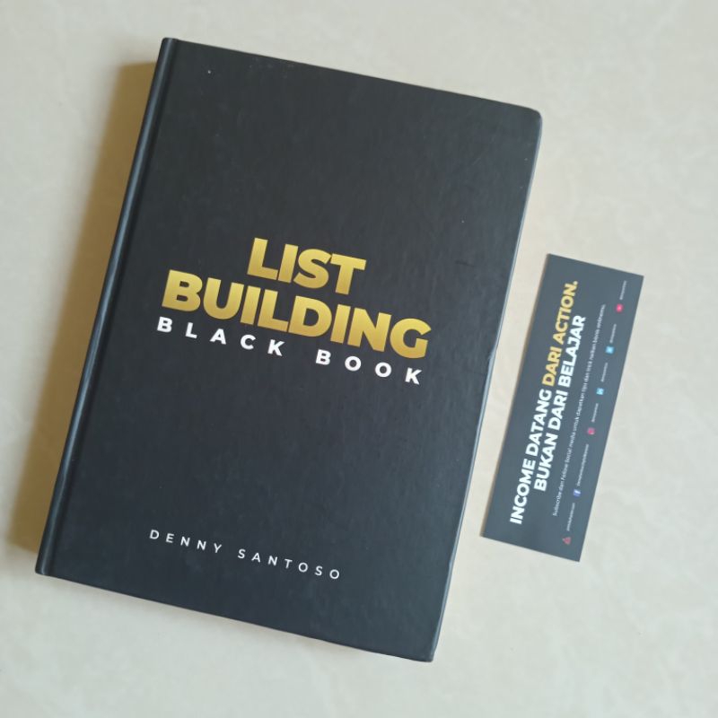 [PRELOVED] Buku List Building Black Book